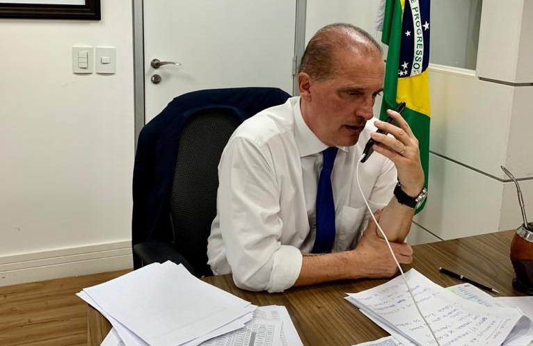 Ministro da Cidadania Onyx Lorenzoni fala sobre auxílio emergencial
